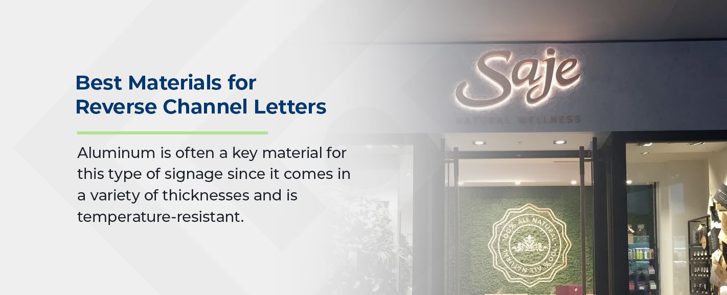Best Materials for Reverse Channel Letters