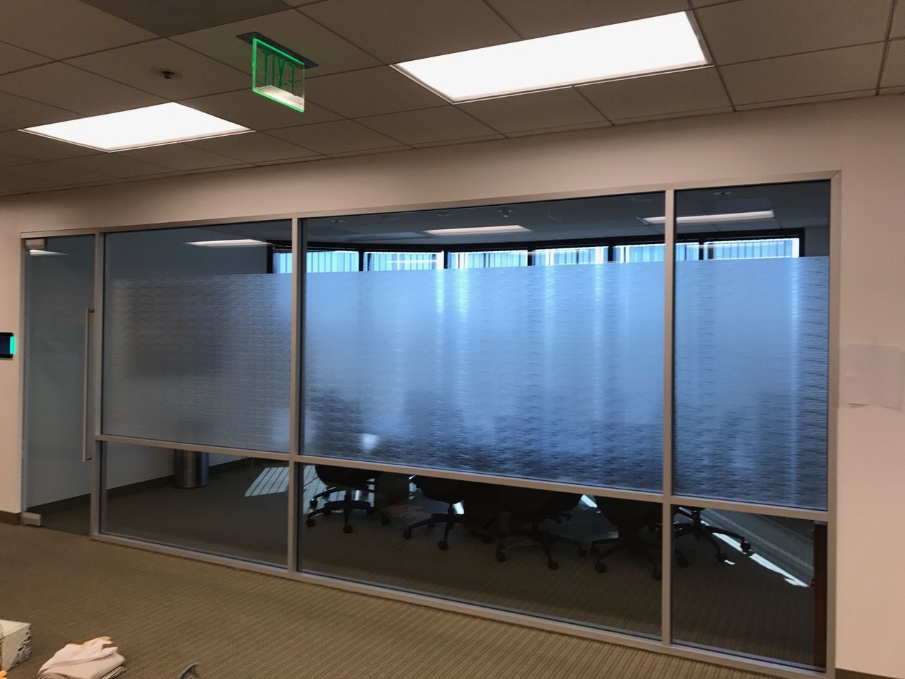 Vinyl Frosted Glass Privacy Window - Tier One Graphics