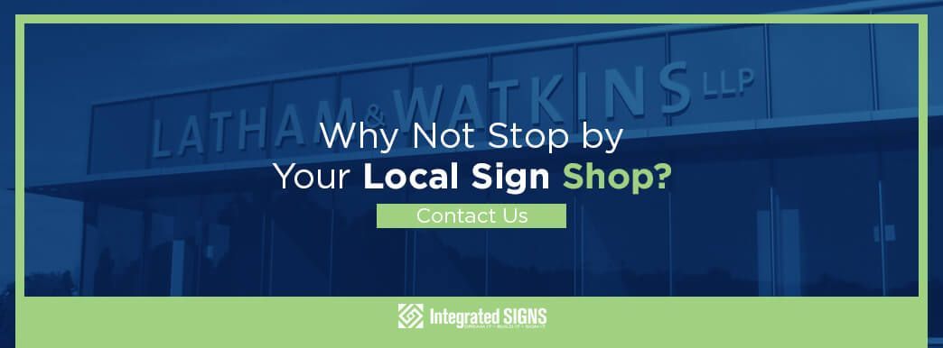 contact local sign shop